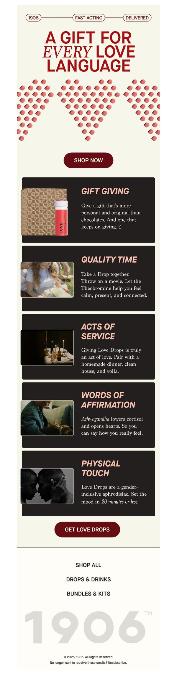 6. Acts of service? Gift giving? 🌹