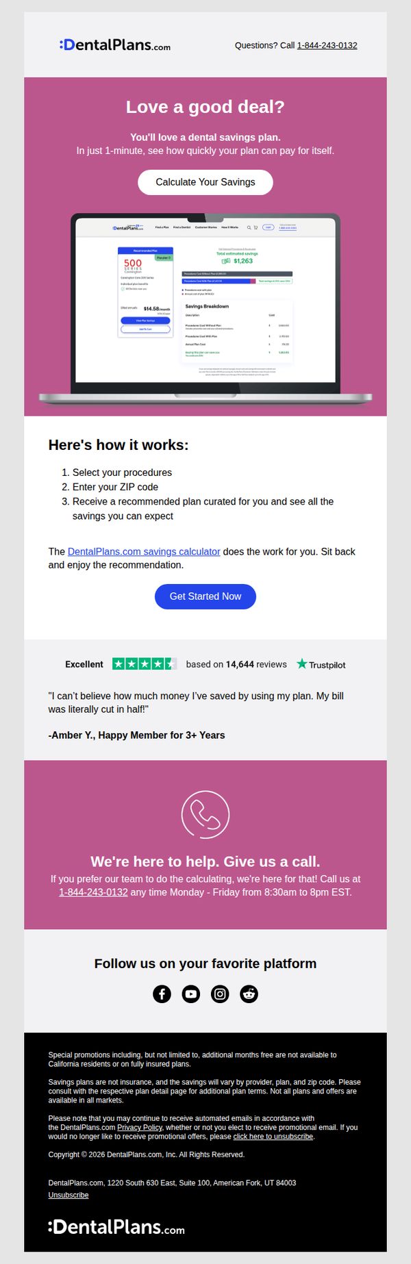 9. DentalPlans.com : Let's bring down the size of that dental bill 💵