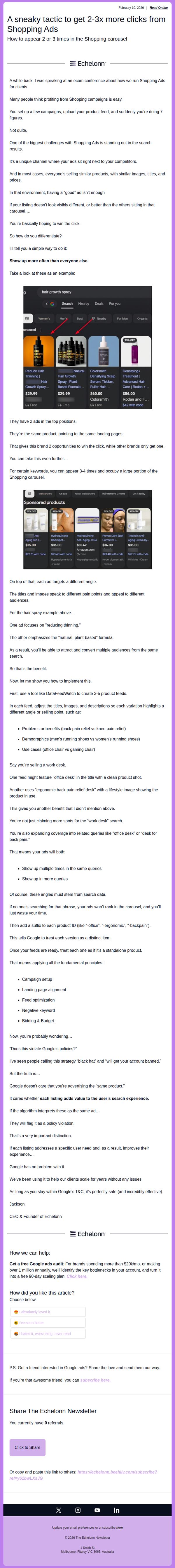 8. A sneaky tactic to get 2-3x more clicks from Shopping Ads