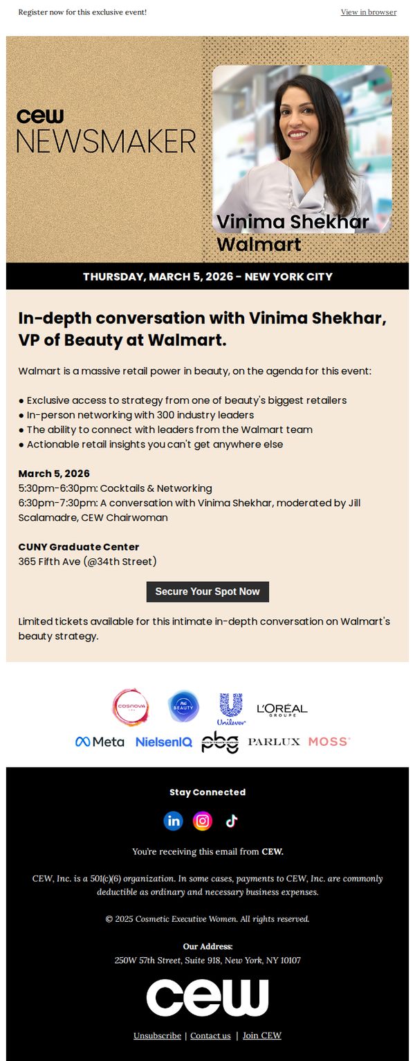 8. 📅 On the Agenda: Newsmaker returns with Walmart