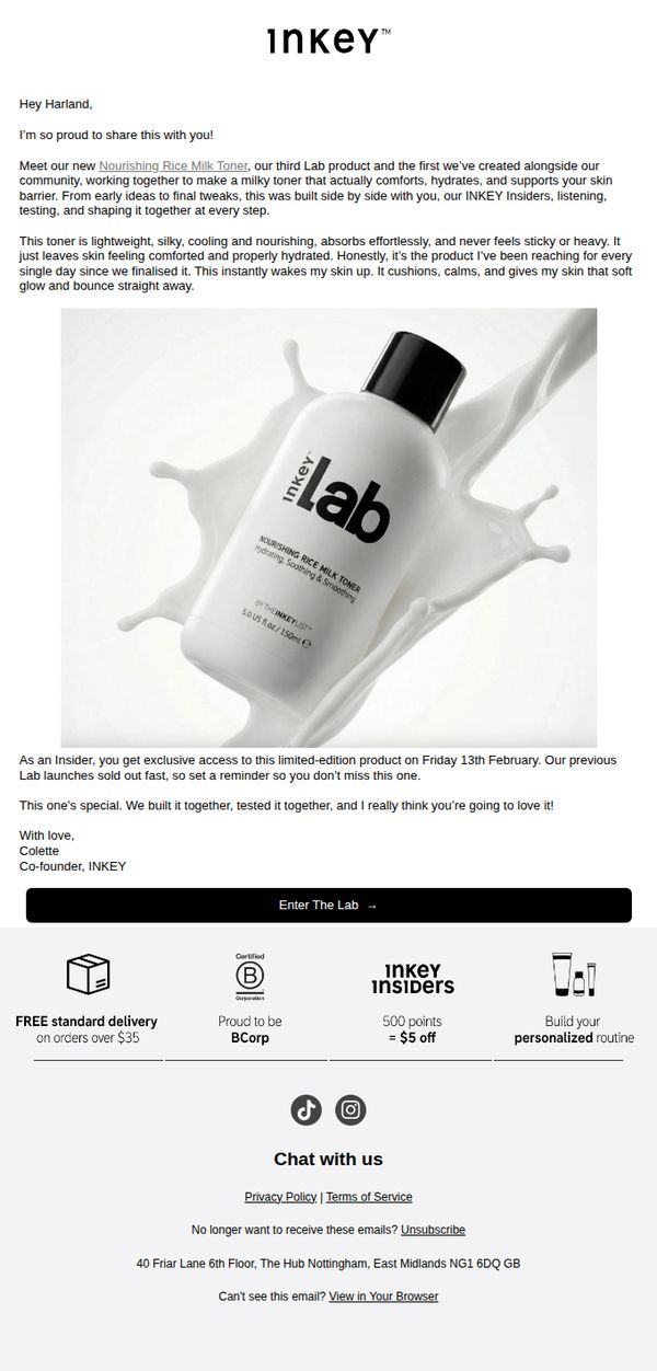 8. The INKEY List - US: Our next Lab product is coming soon 👀