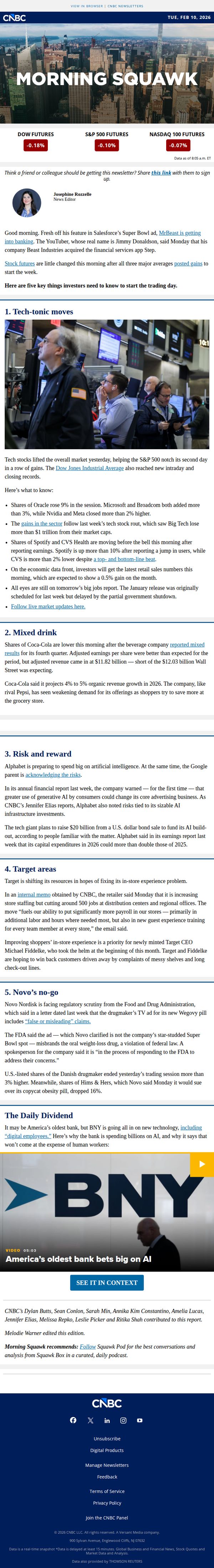 10. Coca-Cola earnings fizzle