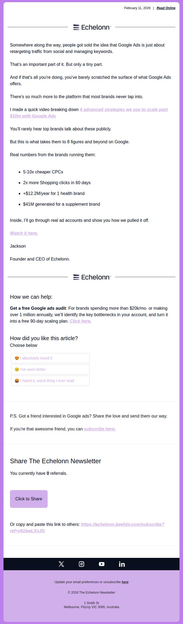 7. [FREE GUIDE] 4 under-the-radar Google Ads strategies we use to scale past $10M