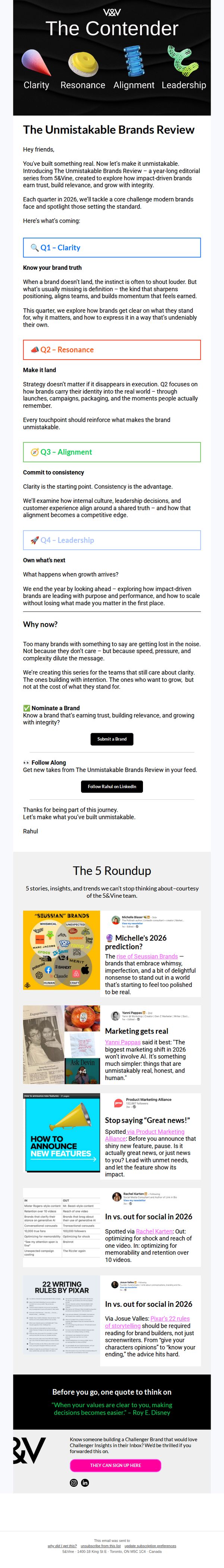 8. 5 & Vine: The Unmistakable Brands Review