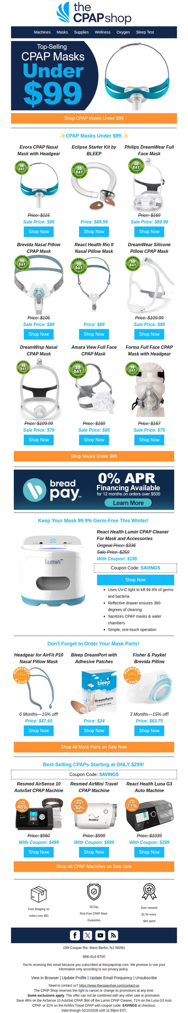 8. 🔥 CPAP Masks Under $99! 🔥