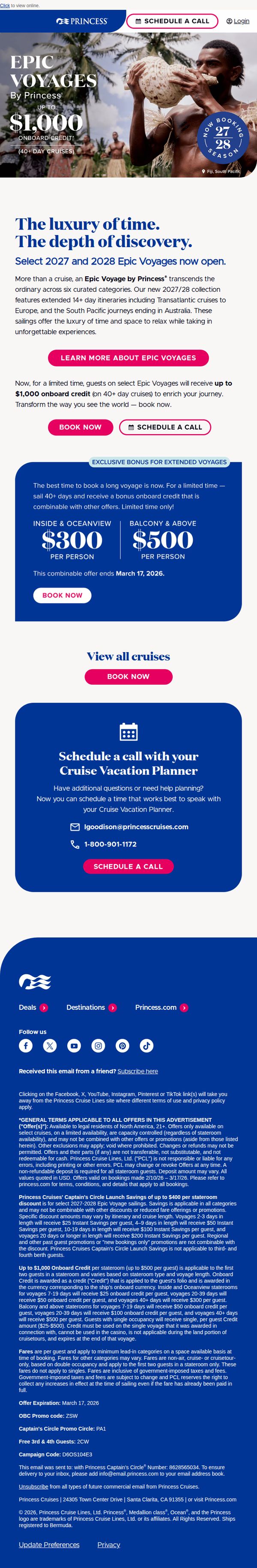 Princess Cruises 