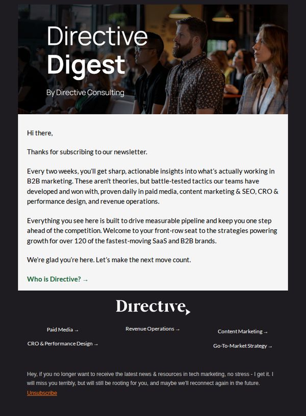 7. Directive: Welcome to Directive Digest