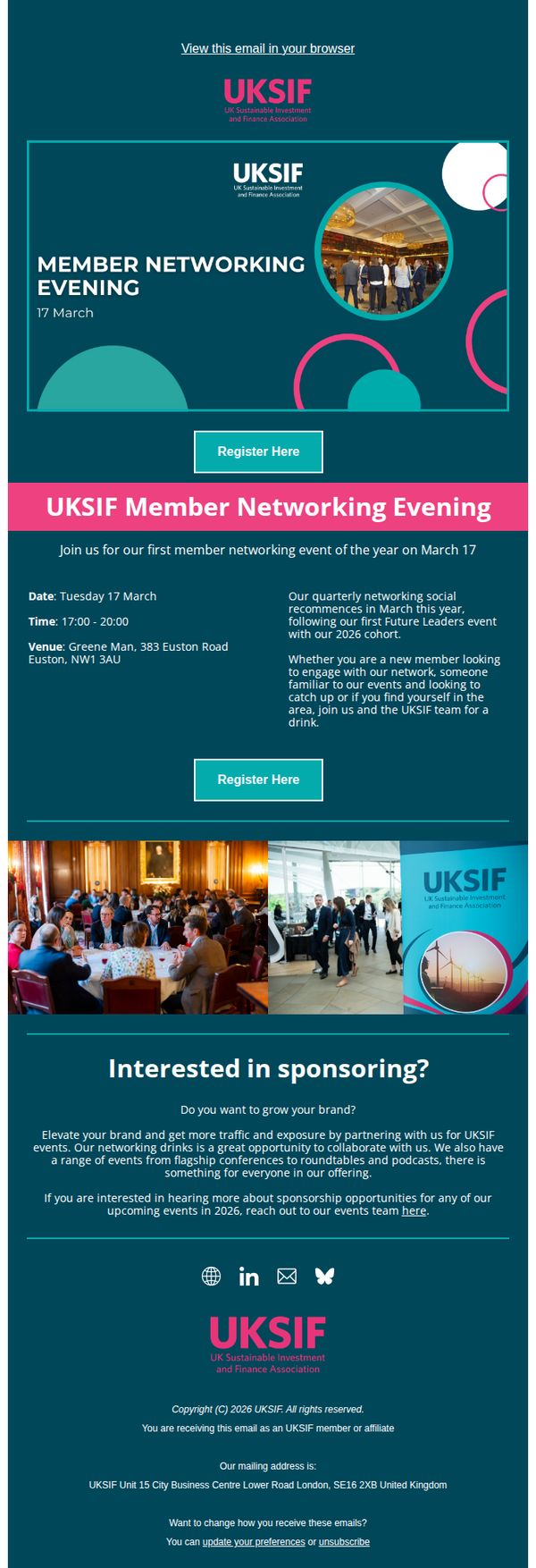 6. Members Networking Evening 17 March