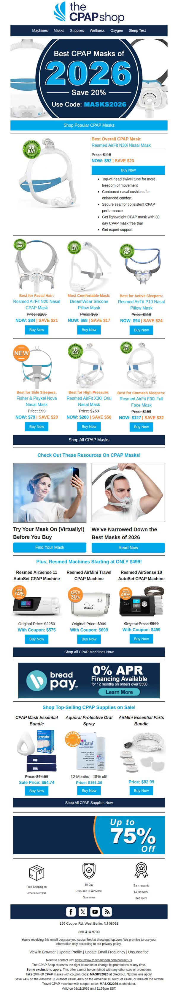 10. 📢 CPAP Masks for Every Need + Every Budget—Best of 2026 Sale Ends Tonight!