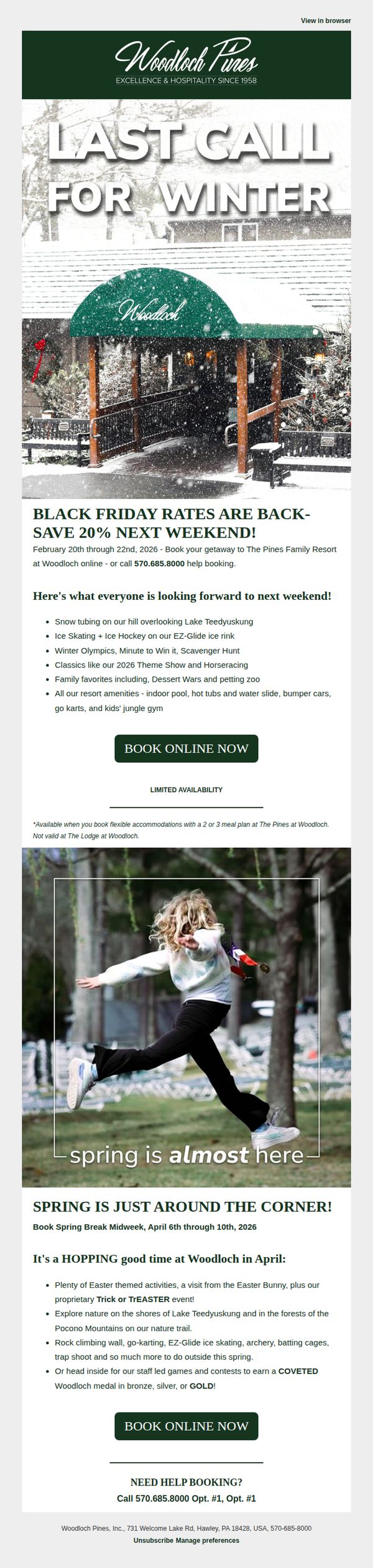 Woodloch Resort