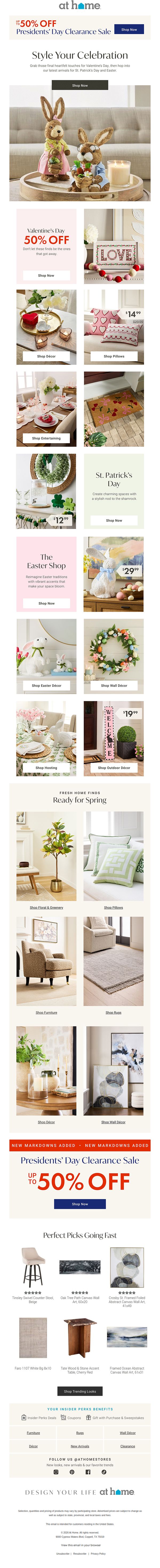 8. At Home: Time’s running out to decorate for Valentine’s Day! ⏳💘