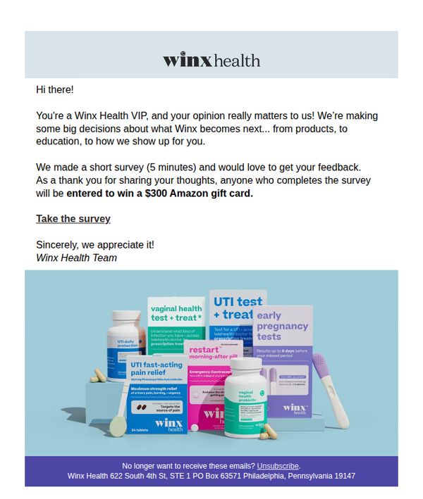10. Winx Health (formerly Stix): Your feedback shapes Winx Health!