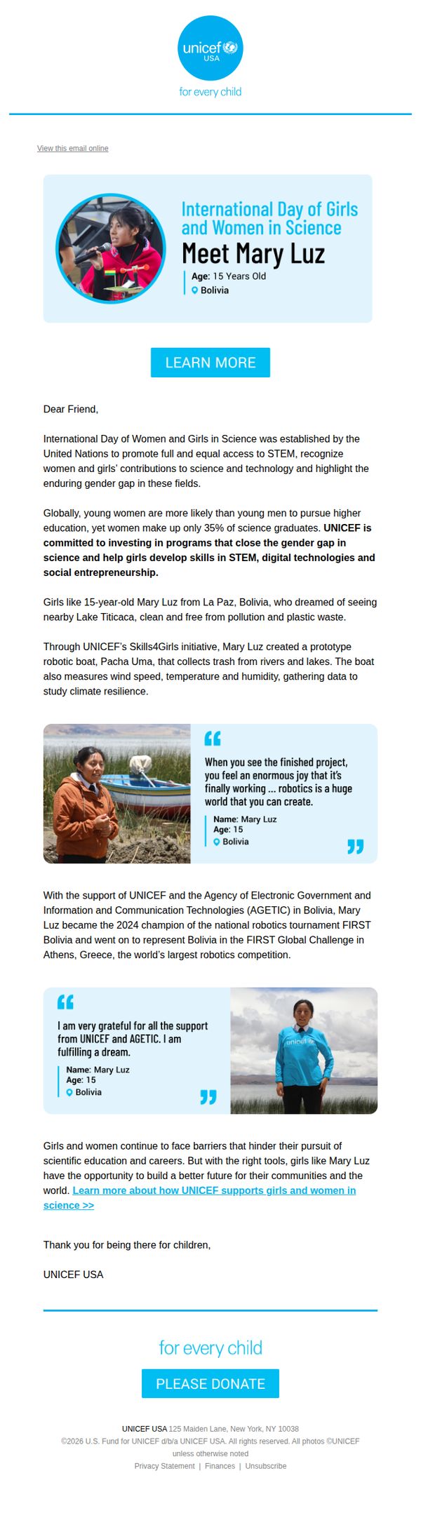 UNICEF USA 