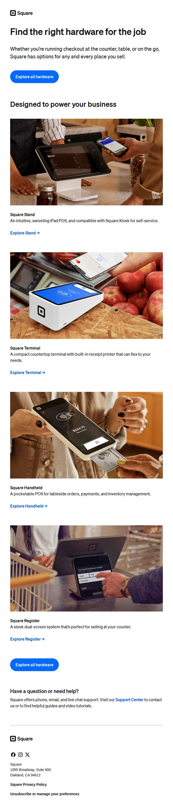 7. Hardware to get your business up and running