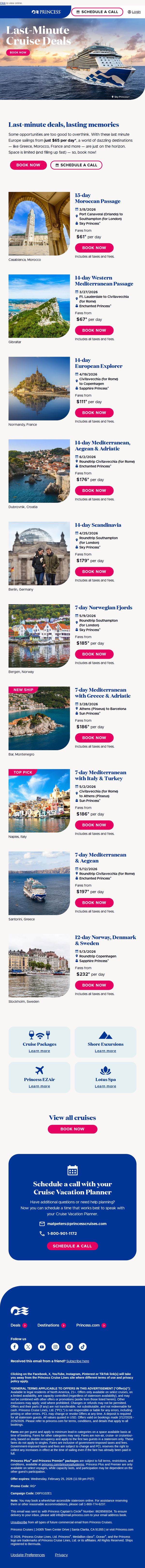 Princess Cruises 