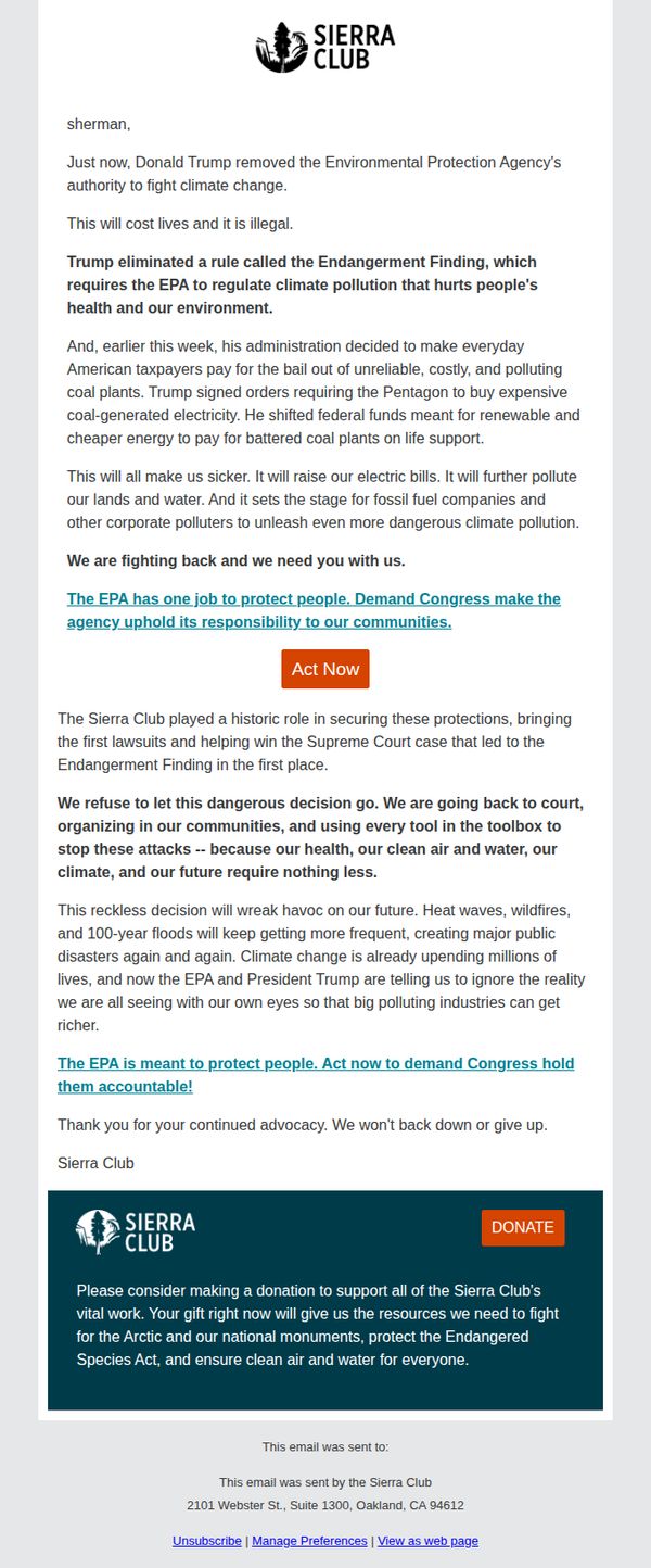 7. The biggest environmental rollback in history
