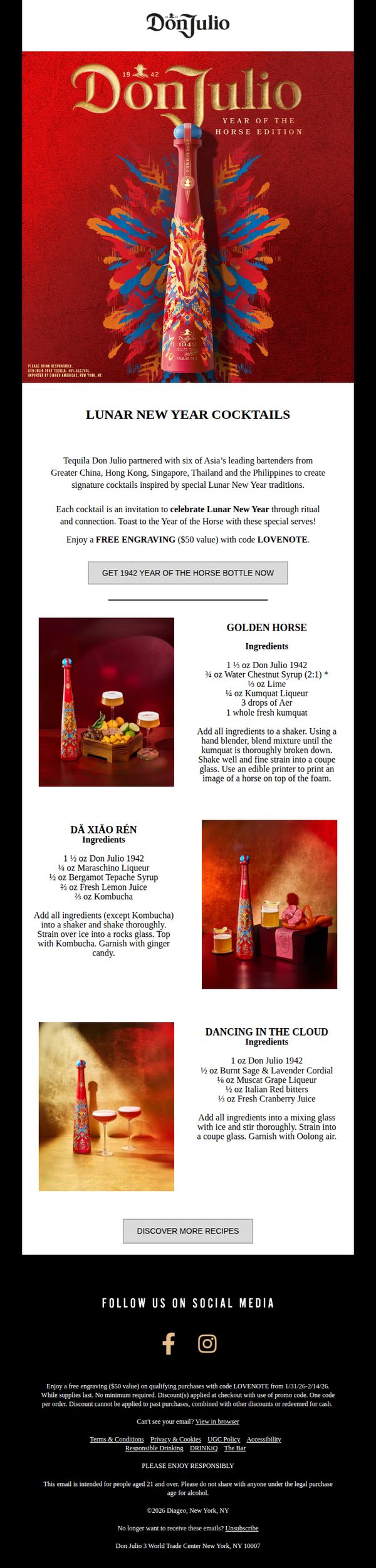 7. Don Julio: Celebrate Lunar New Year through ritual and connection