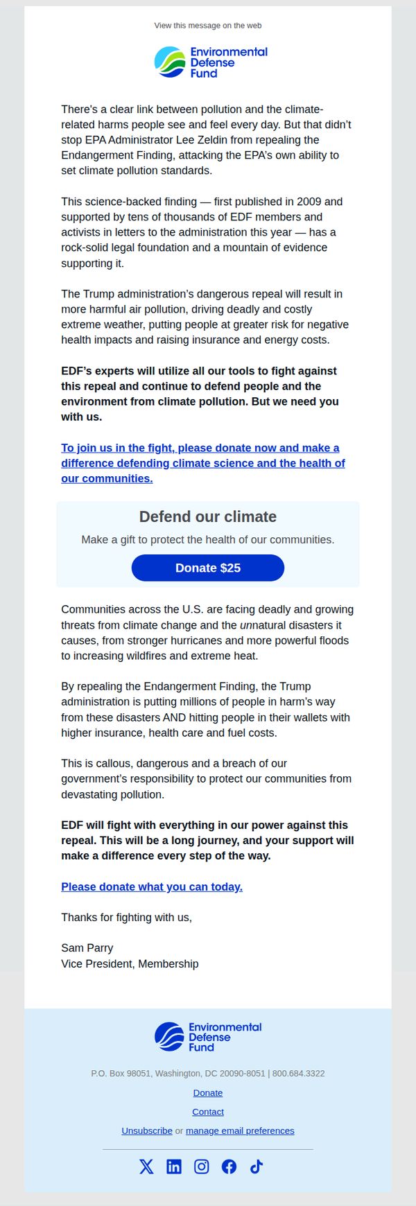 Environmental Defense Fund 