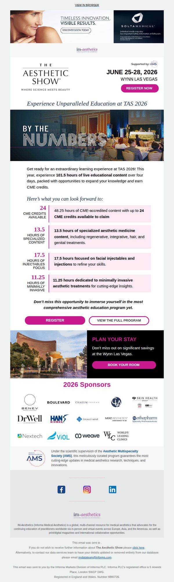 7. More CME, More Learning at The Aesthetic Show 2026