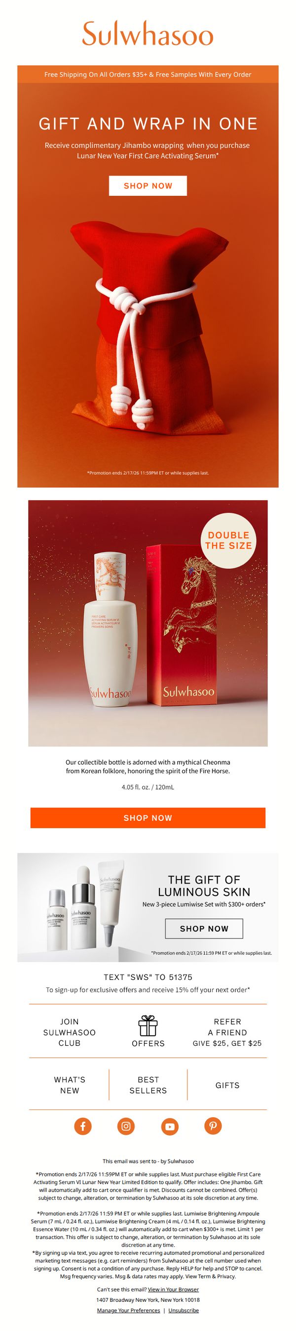 9. Sulwhasoo: Wrapping Up Lunar New Year Celebrations