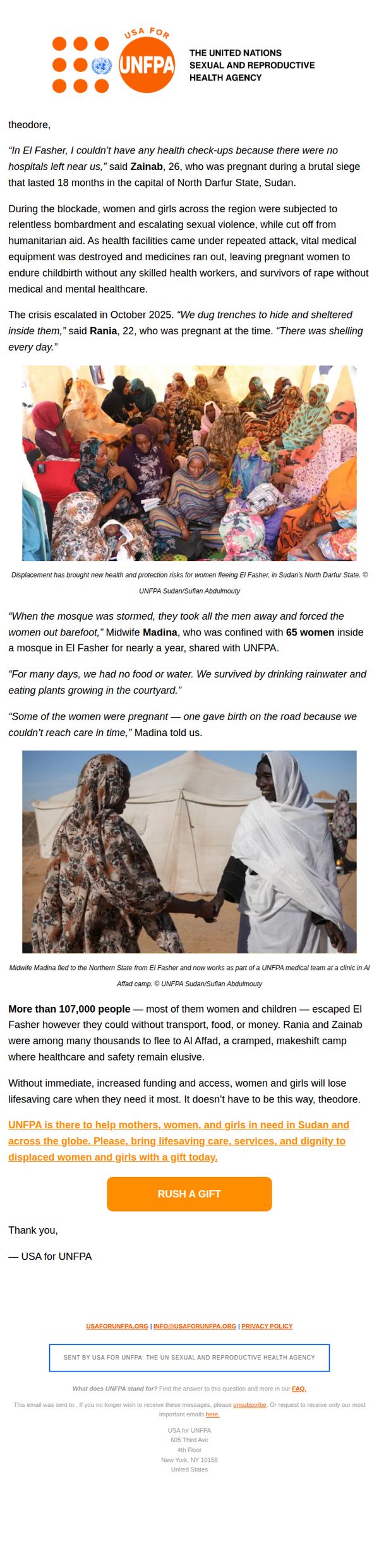 USA for UNFPA