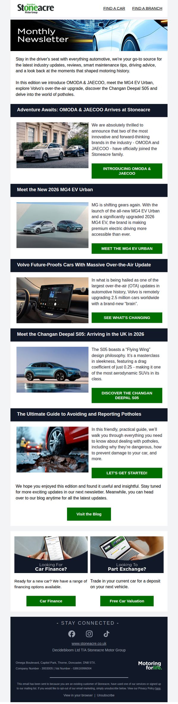 6. Stoneacre Volvo: The Future of Driving: New EVs, Smart Upgrades & Advice on Potholes