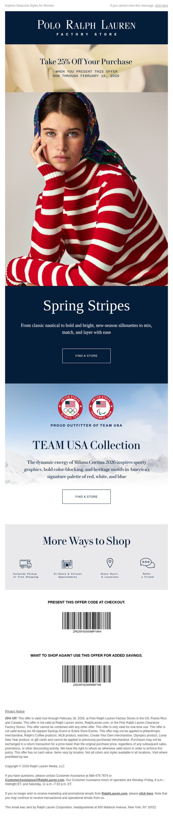 Polo Ralph Lauren Factory Store