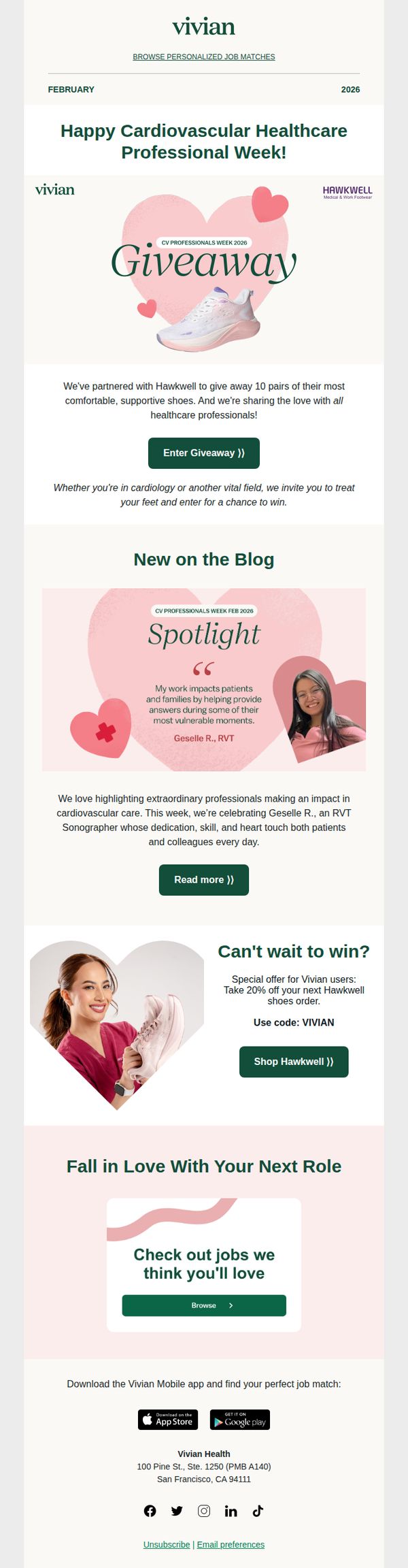 10. Spreading the Love: CV Week Giveaway Inside! ❤️