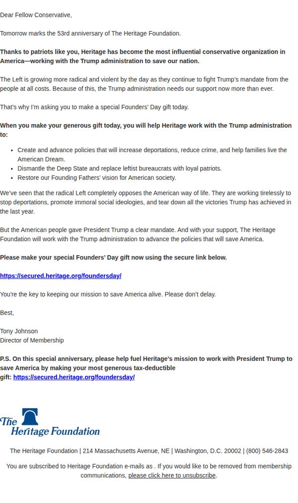 The Heritage Foundation 
