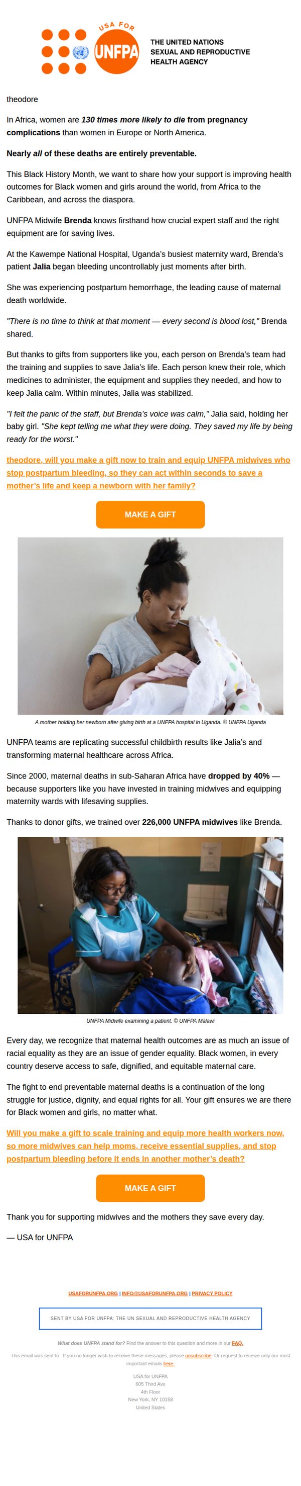 USA for UNFPA