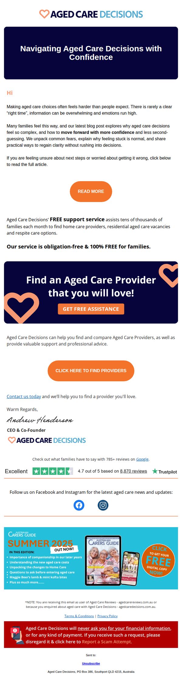 10. Navigating Aged Care Choices with Confidence