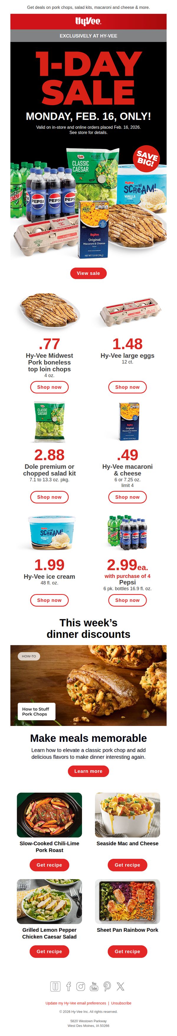 7. One day of deals, endless dinner savings