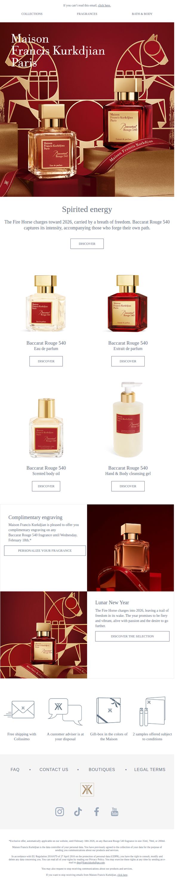 10. Maison Francis Kurkdjian: Spirited energy