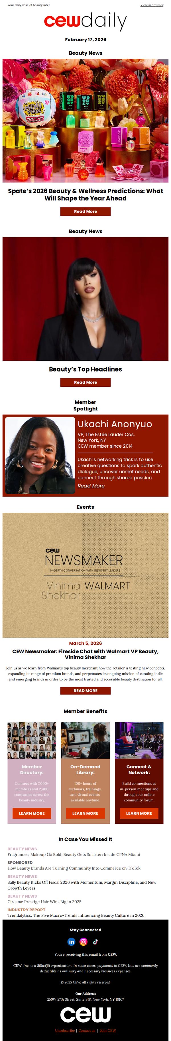 9. Spate’s 2026 Beauty Predictions: Get Ahead of the Trends; Top Headlines