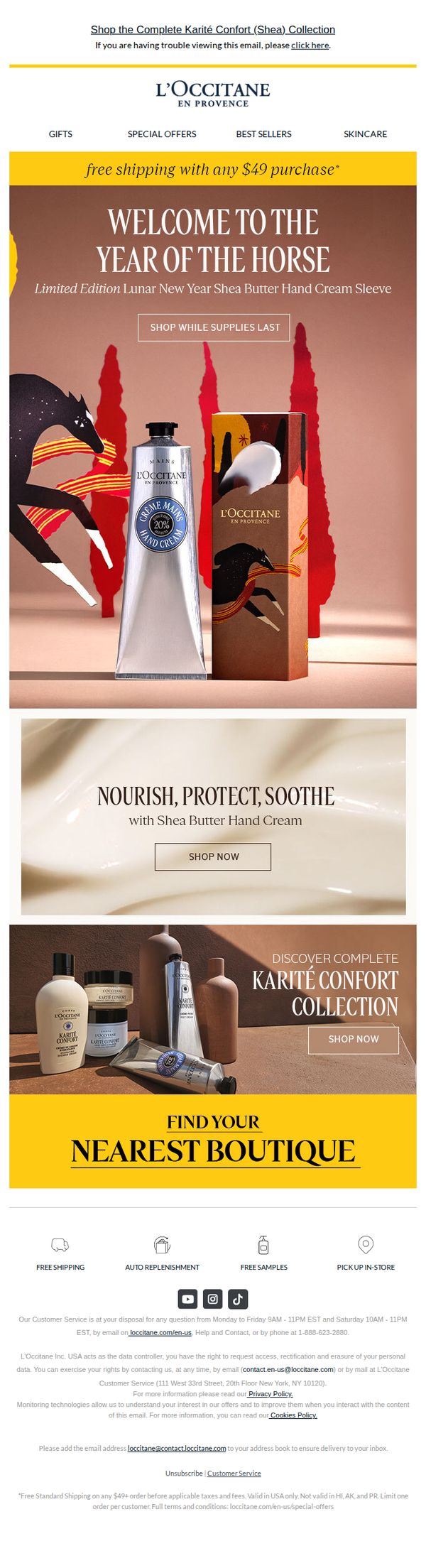 9. L'Occitane en Provence - US: Celebrating The Year of the Horse
