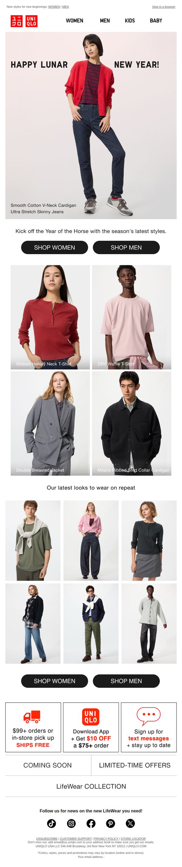 9. Uniqlo: Welcome Lunar New Year with NEW arrivals
