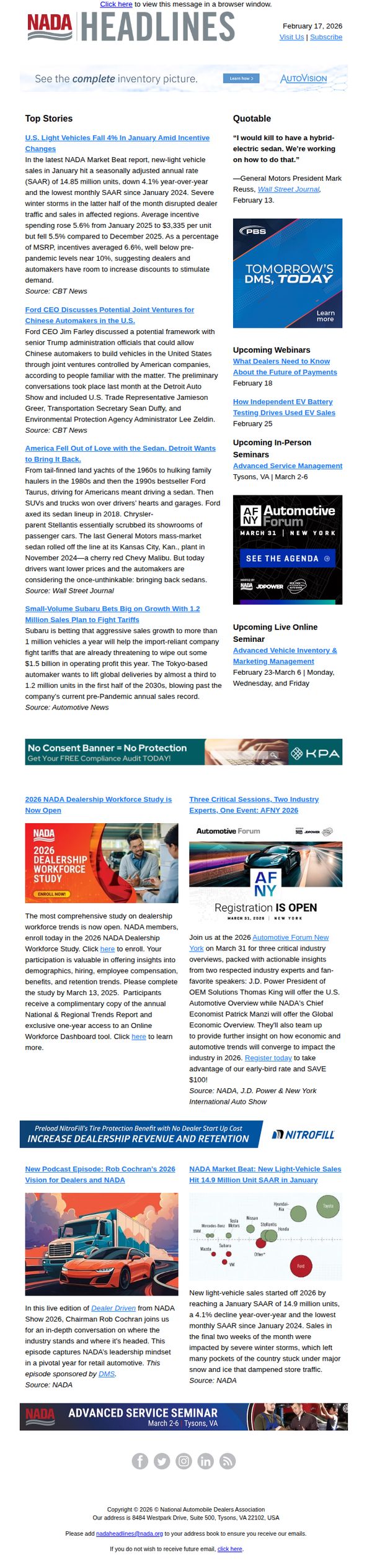 National Automobile Dealers Association (NADA)