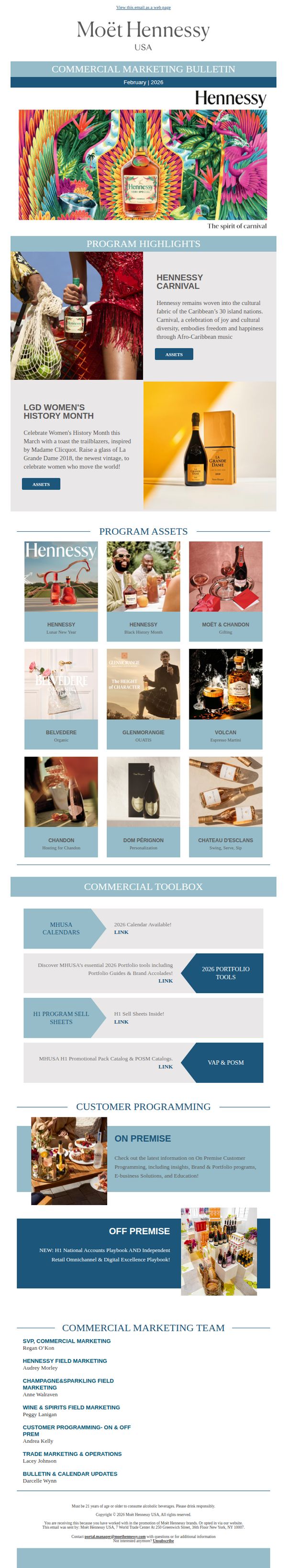 7. Moët Hennessy: February Commercial Marketing Bulletin