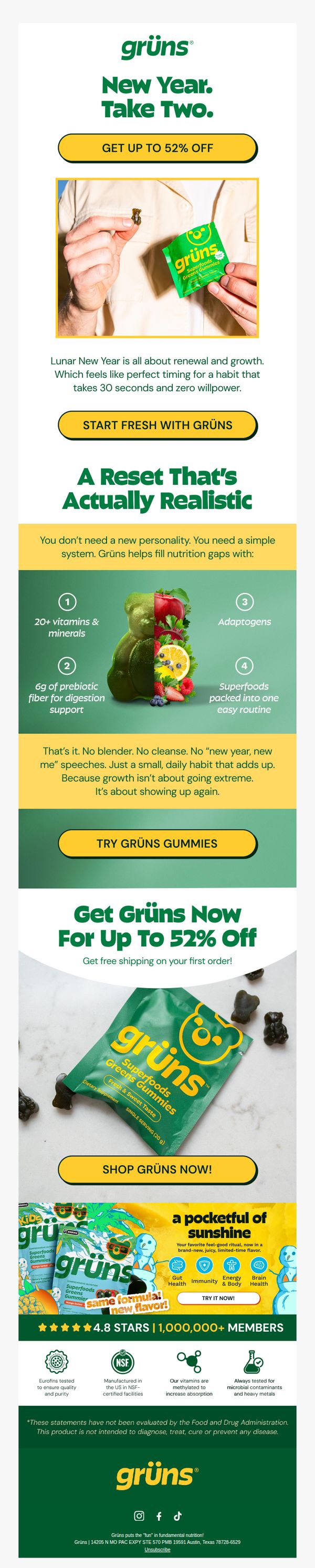 7. Grüns : A Second New Year? We’ll Take It.
