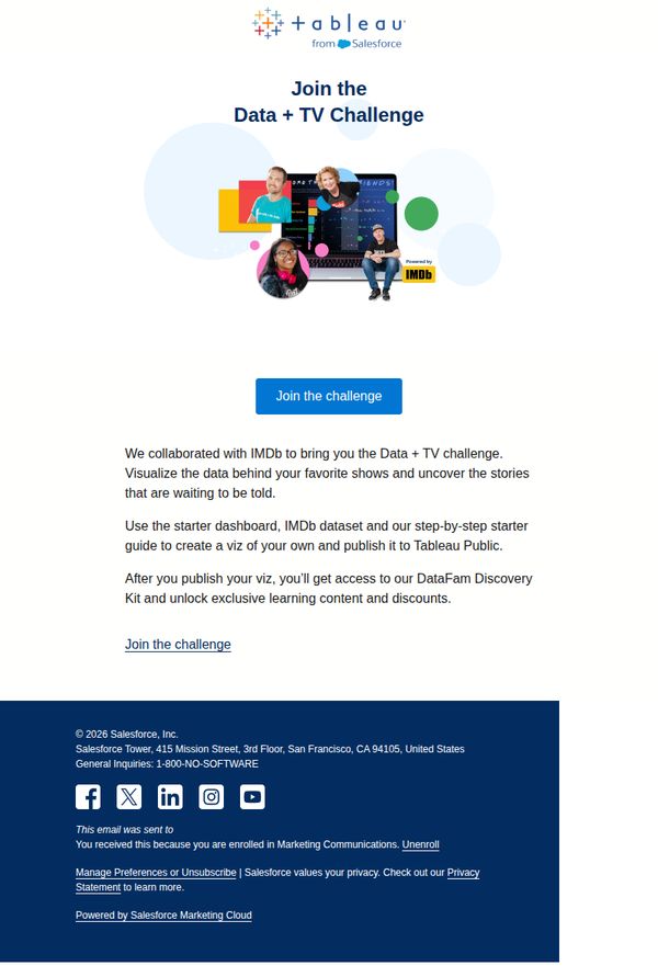 7. Join the Data + TV Challenge