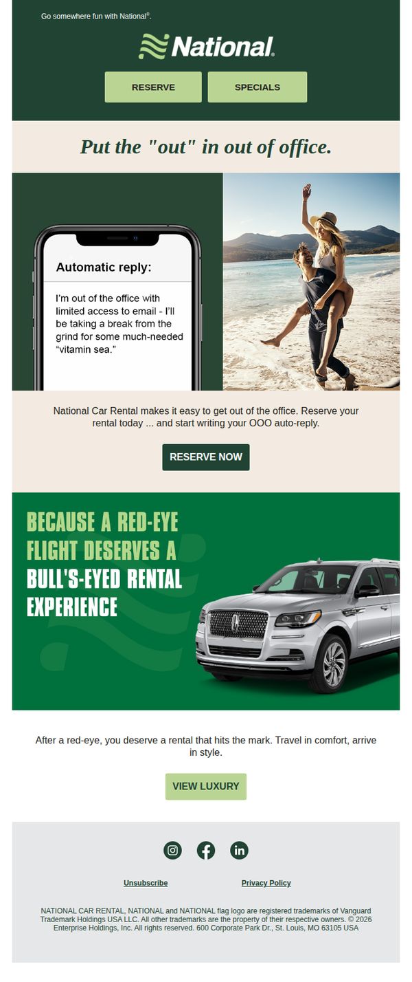 National Car Rental - US