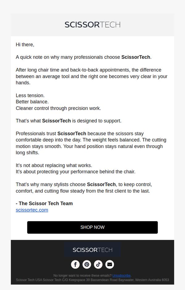 9. Scissor Tech - US: Why pros choose ScissorTech