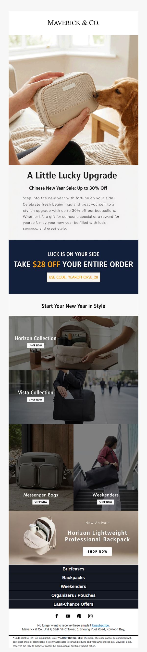 8. Maverick & Co. : Chinese New Year Sale: Up to 30% Off