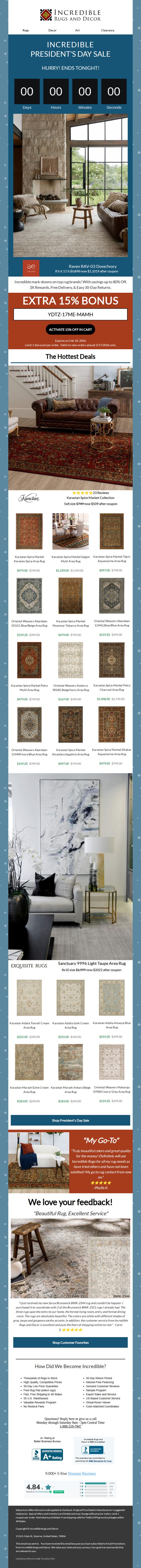 Incredible Rugs and Decor