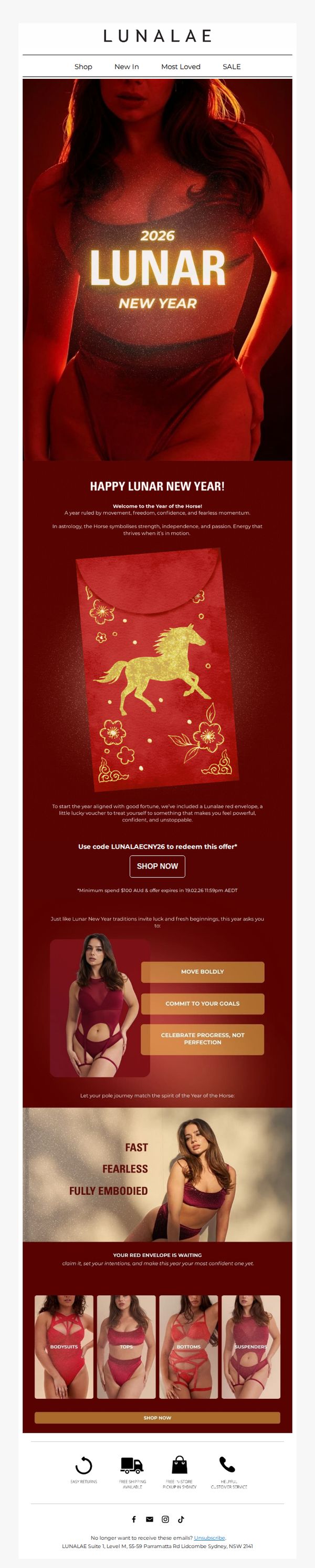 10. Lunalae: Happy Chinese New Year. Something lucky inside🧧