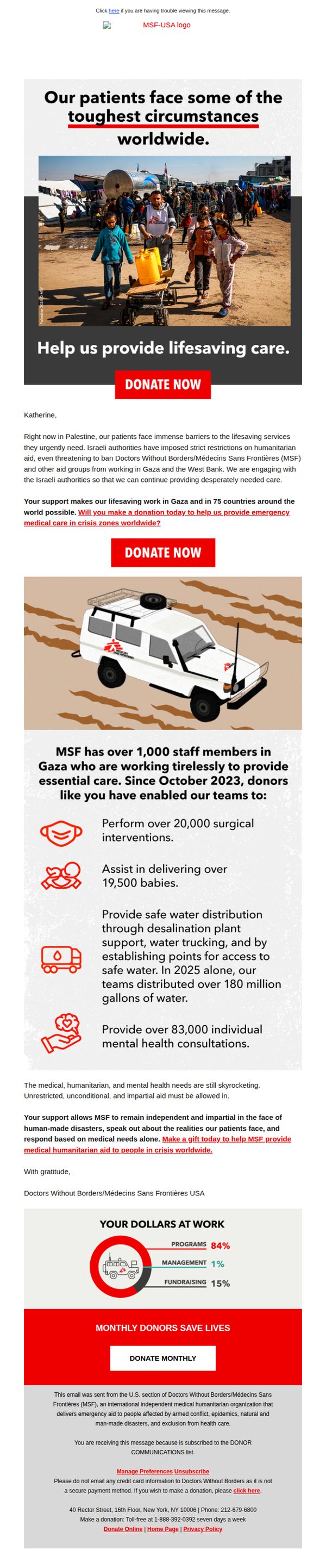 Doctors Without Borders / Médecins Sans Frontières (MSF)