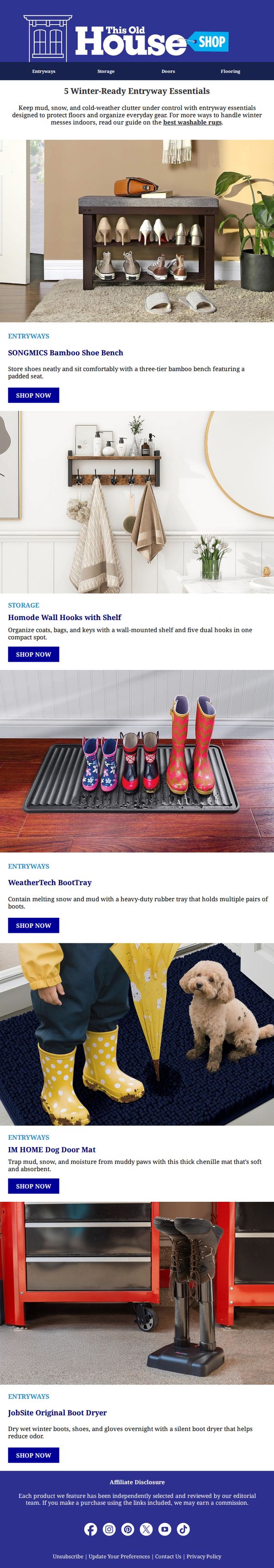 10. Take Back Your Entryway!