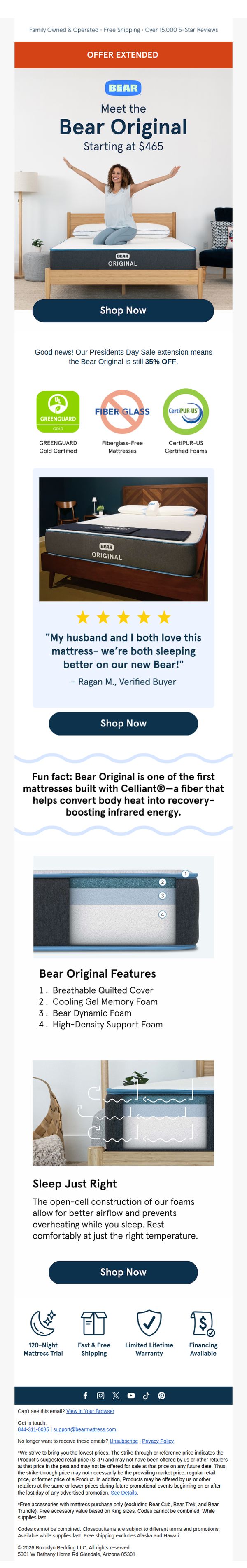 Bear Mattress