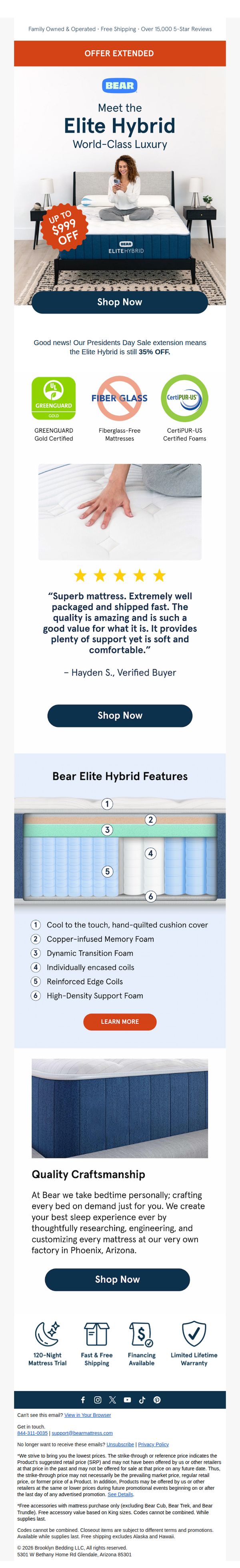 Bear Mattress