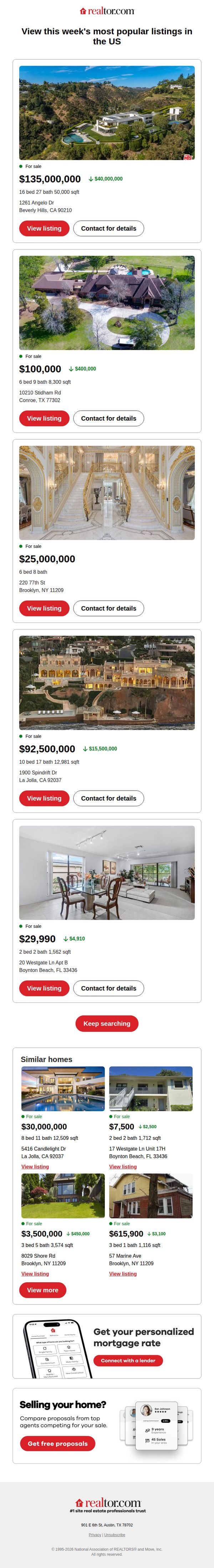 8. | Top US Listings: See What's Trending |